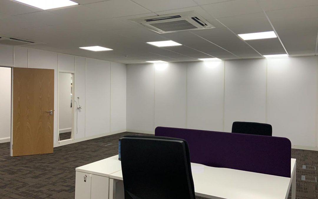 Complete office reconfiguration, Bagshot